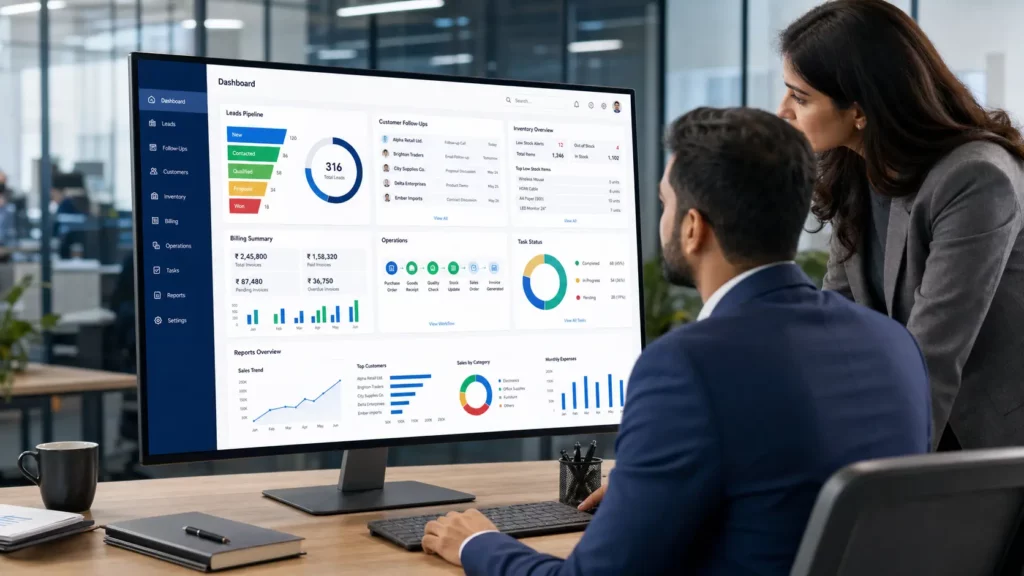 How CRM and ERP Systems Help Businesses Reduce Manual Work and Improve Control