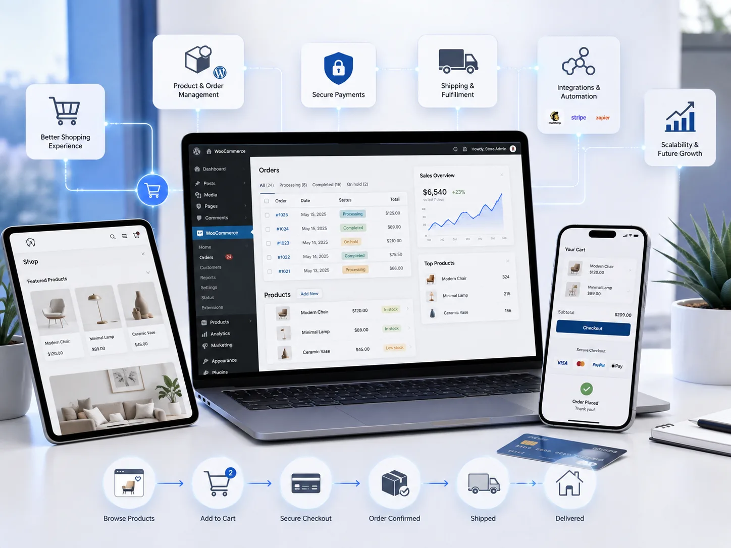 WooCommerce Ecommerce Command Center