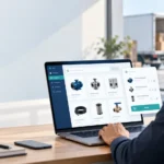 Dealer browsing products and submitting an order request through a portal