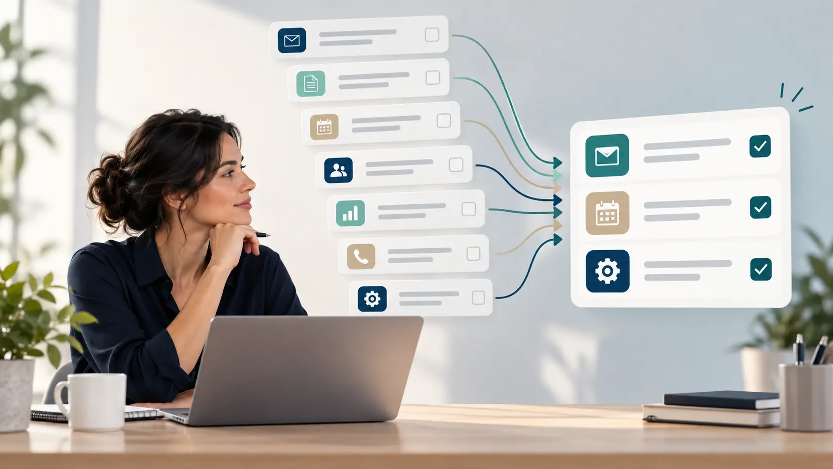 Repeated business tasks organised into an automation shortlist